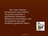Kompiuterio istorija ir kompiuteris kasdieniniame gyvenime 3 puslapis