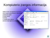 Kompiuterių išoriniai įrenginiai ir sistemų diagnostika 6 puslapis