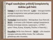 Kompiuteriai ir kompiuterių tinklai 19 puslapis