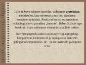 Kompiuteriai ir kompiuterių tinklai 20 puslapis