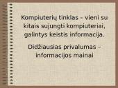 Kompiuteriai ir kompiuterių tinklai 3 puslapis