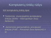 Kompiuterių tinklų kūrimas ir rūšys 6 puslapis