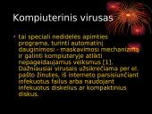Kompiuterių virusai, jų tikslai ir tipai 2 puslapis