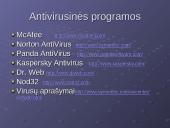 Kompiuterių virusų sąvoka, veikimas ir istorija 15 puslapis