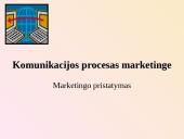 Komunikacijos procesas marketinge