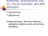 Konfliktų organizacijose valdymas 12 puslapis