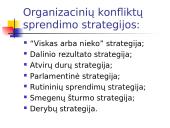 Konfliktų organizacijose valdymas 19 puslapis