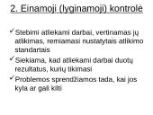 Kontrolė kaip sistemingas procesas 16 puslapis