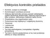 Kontrolė kaip sistemingas procesas 20 puslapis