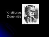 Kristijonas Donelaitis, jo kūryba ir gyvenimas