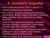 Kristijonas Donelaitis - biografija, kūryba, kontekstai 4 puslapis