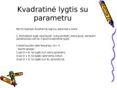 Kvadratinės lygtys su parametrais 4 puslapis