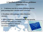 Laisvo paslaugų judėjimo užtikrinimas Europos Sąjungos (ES) vidaus rinkoje 12 puslapis