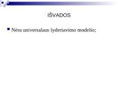 Lyderio įtaka komandinio darbo efektyvumui 7 puslapis