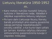 Lietuvių literatūra II pasaulinio karo ir pokario metais 4 puslapis