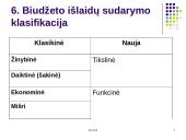 Lietuvos Respublikos (LR) valstybės biudžetas 8 puslapis