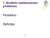 Lietuvos Respublikos (LR) valstybės biudžetas 9 puslapis