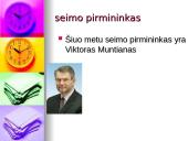 Lietuvos Respublikos Seimas ir jo apžvalga 8 puslapis