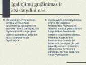 Lietuvos Respublikos Vyriausybė - sudėtis, formavimo tvarka, veikla bei reikšmė 9 puslapis