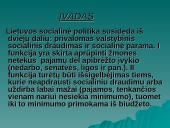 Lietuvos socialinė politika