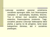 Lietuvos socialinės apsaugos sistema ir jos vykdymas 17 puslapis