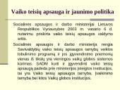 Lietuvos socialinės apsaugos sistema ir jos vykdymas 20 puslapis