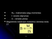 Magnetinis laukas ir magnetinė indukcija 13 puslapis