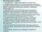 Marketingo planas bei marketingo valdymas 5 puslapis