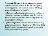 Marketingo planas bei marketingo valdymas 6 puslapis