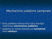 Mechaninio judėjimo samprata