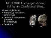 Meteorai. Meteoritai. Meteoroidai 6 puslapis