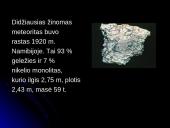 Meteorai. Meteoritai. Meteoroidai 10 puslapis