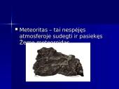 Meteoroidai. Meteorai. Bolidai 3 puslapis
