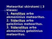 Meteoroidai. Meteorai. Bolidai 4 puslapis