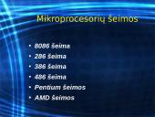 Mikroprocesoriai ir magistralės 19 puslapis