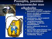 Moksleivių požiūris į alkoholį 4 puslapis