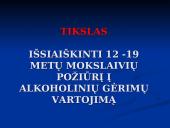 Moksleivių požiūris į alkoholį 6 puslapis