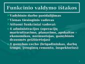 Mokslinio valdymo mokykla: F. Taylor vadybos principai 10 puslapis
