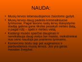 Musės kūno dalys, nauda 8 puslapis