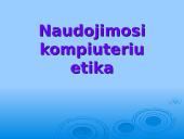 Kompiuterio ir interneto etika