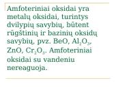 Oksidų savybės 11 puslapis