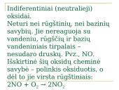 Oksidų savybės 13 puslapis
