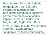 Oksidų savybės 5 puslapis