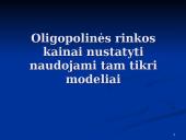 Oligopolinės kainos nustatymas 6 puslapis