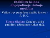 Oligopolinės kainos nustatymas 7 puslapis