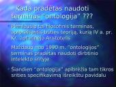 Ontologijos ir ontologijos sistemos 2 puslapis