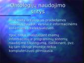 Ontologijos ir ontologijos sistemos 11 puslapis