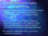 Ontologijos ir ontologijos sistemos 15 puslapis