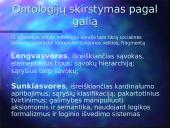 Ontologijos ir ontologijos sistemos 3 puslapis