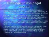 Ontologijos ir ontologijos sistemos 9 puslapis